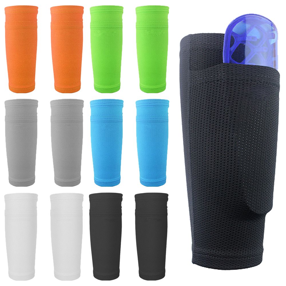 Compression Sleeve Calf - Nylon Football Shin Holder Instep Socks