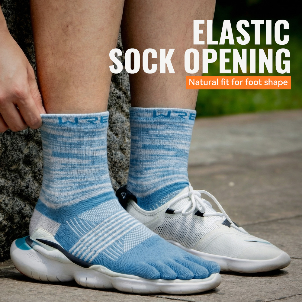 WRELS 1/2/3 Pair Five Finger S - Wool Hiking Sock recension och pris