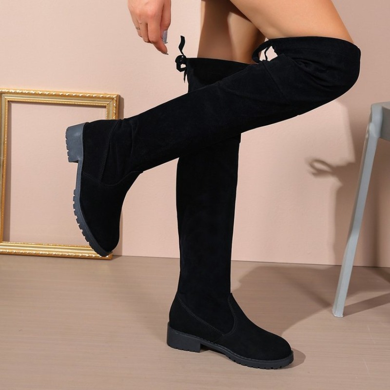 Women Over‑the‑Knee Boots Sued - Knee High Sock Women recension och pris