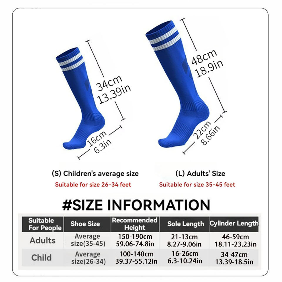 Loogdeel 1Pair 26-45 Kids Socc - Knee High Sock Women recension och pris