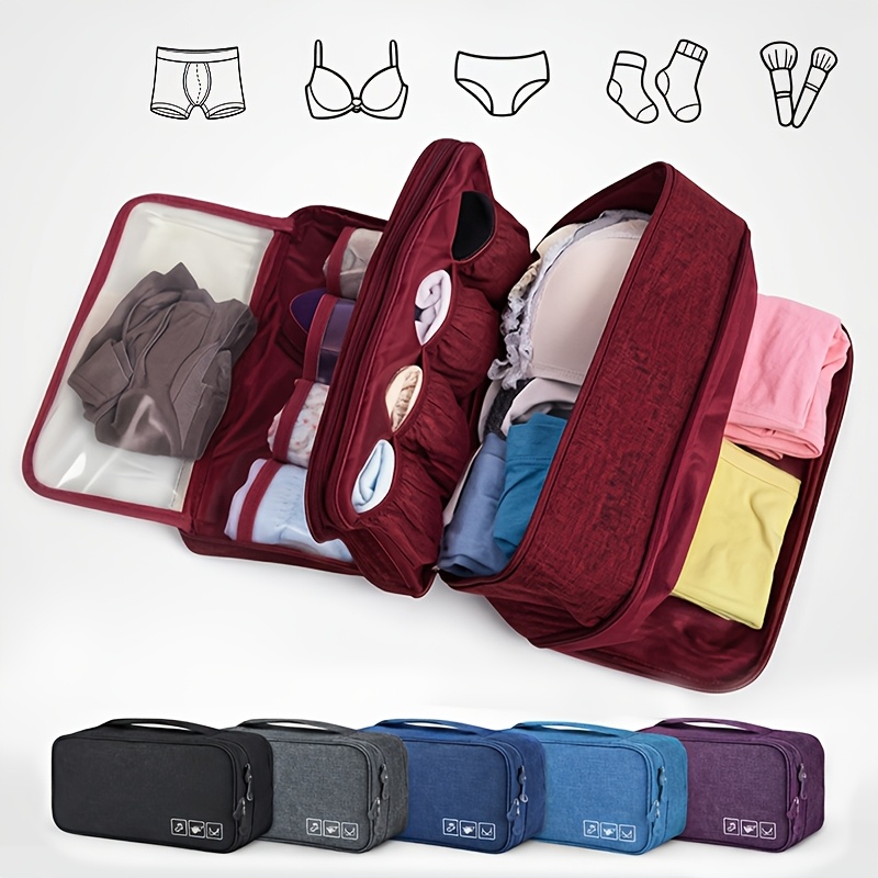 1 PCS Portable Foldable Travel - Sock Organizer Tray recension och pris