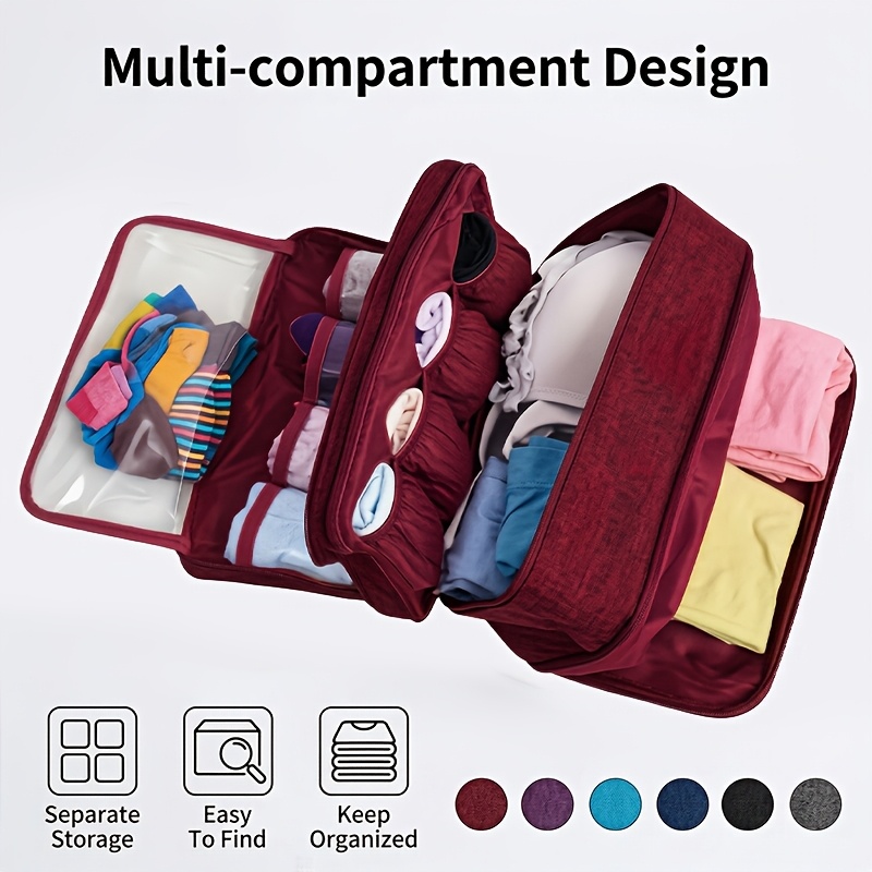 1 PCS Portable Foldable Travel - Sock Organizer Tray recension och pris