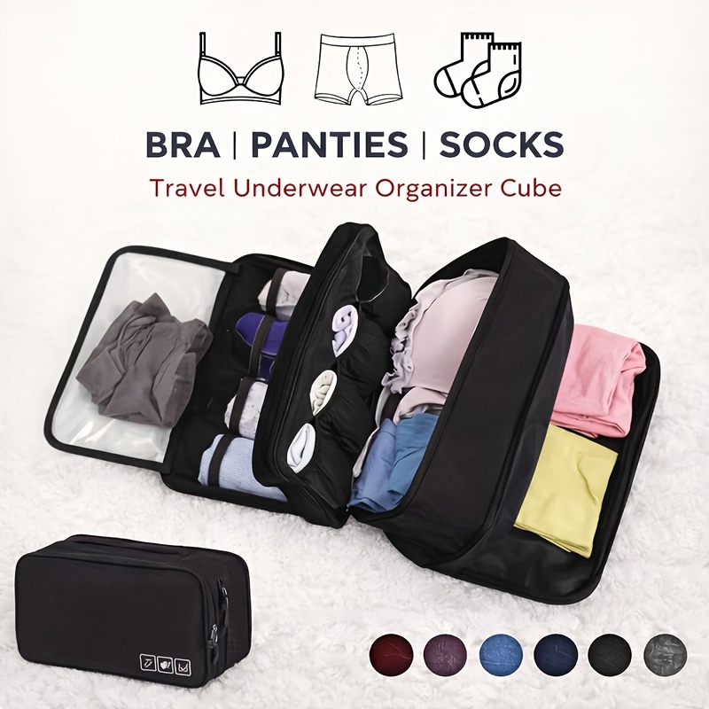 1 PCS Portable Foldable Travel - Sock Organizer Tray recension och pris