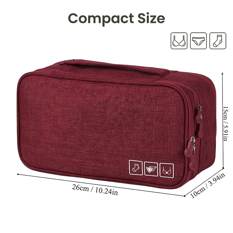 1 PCS Portable Foldable Travel - Sock Organizer Tray recension och pris