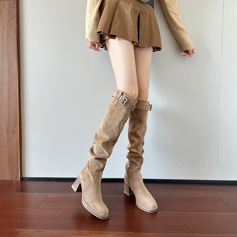 High heeled knee high boots fo - Knee High Sock Women recension och pris