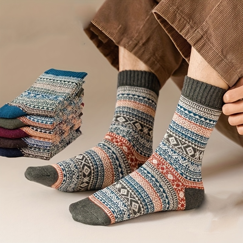 5 Pairs of Winter Retro Thick  - Compression Sock Medical recension och pris